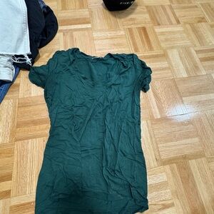 Elegant Green Women's Top cotton Citizen small